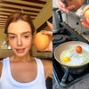 Giovanna Lancellotti surpreende fãs com ovo inteiro dentro de outro - Tiktok/ @gilancellotti
