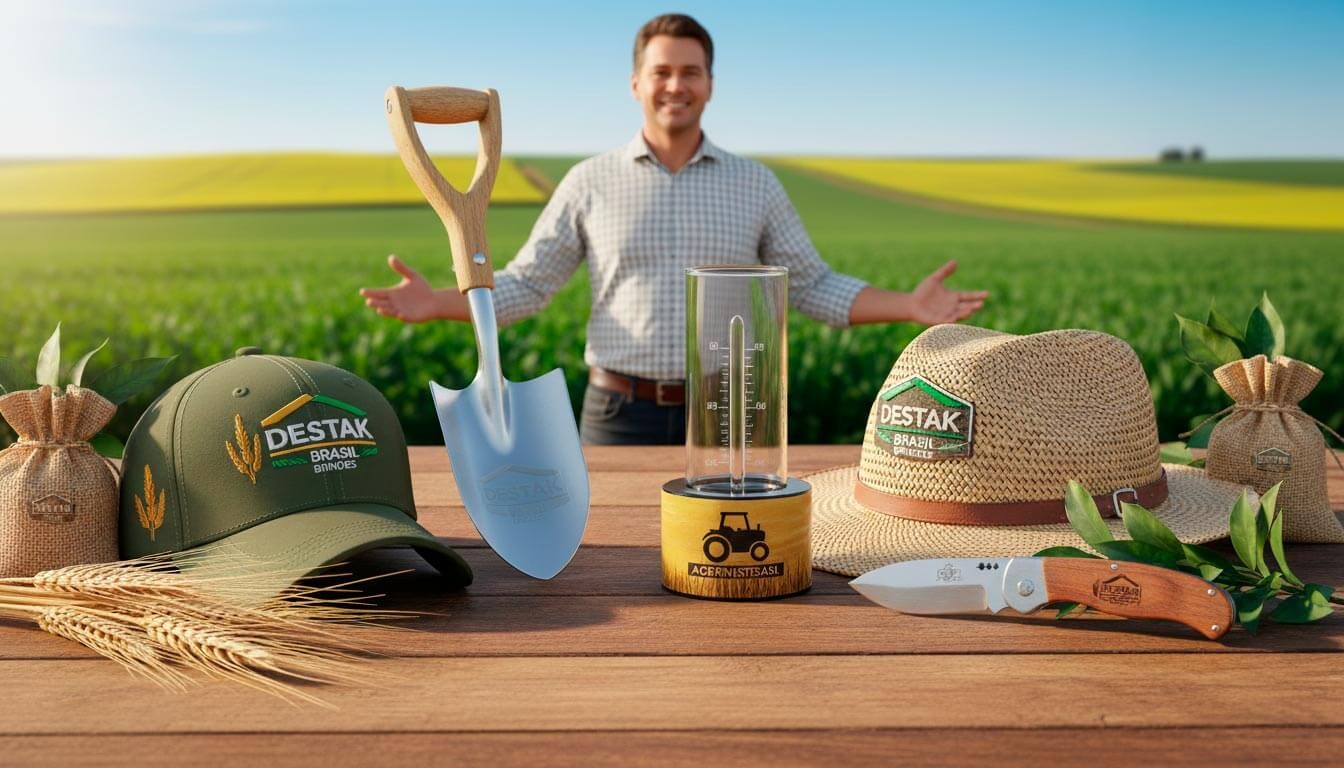 Destak Brasil Brindes destaca tendências em brindes personalizados para o agronegócio