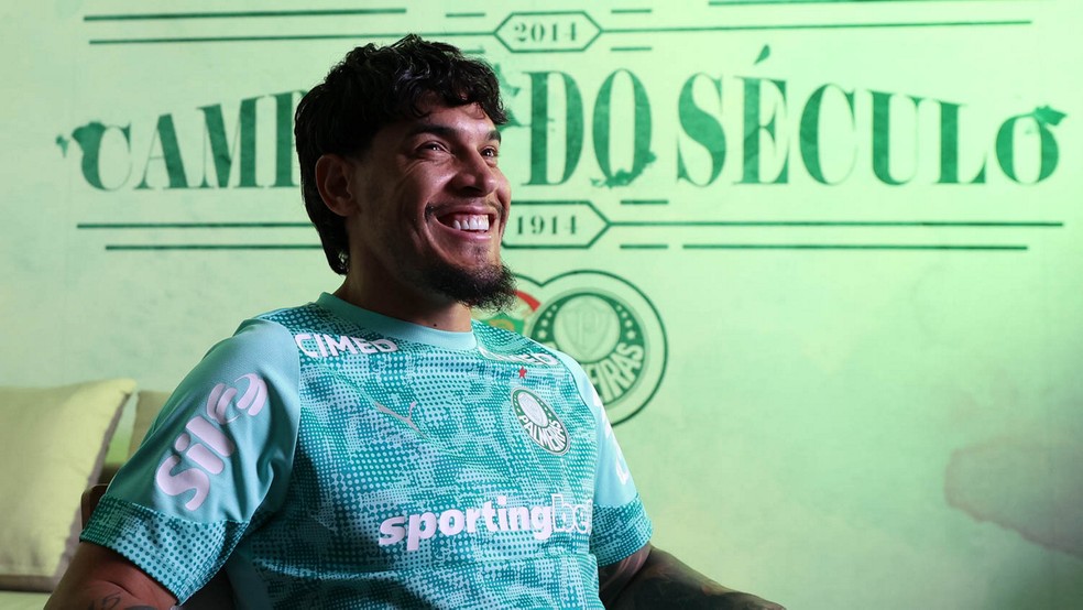 Gustavo Gómez, da seleção paraguaia e do Palmeiras, possui uma fazenda no seu país — Foto: Cesar Greco/Palmeiras