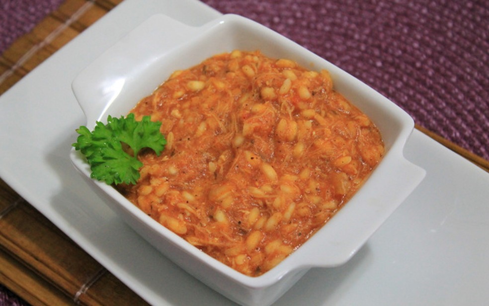 Risoto de frango — Foto: TudoGostoso