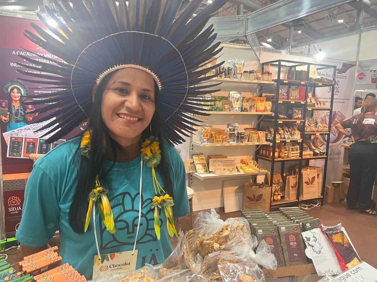 Chocolate indígena com abacaxi, banana e pitaia é destaque em festival