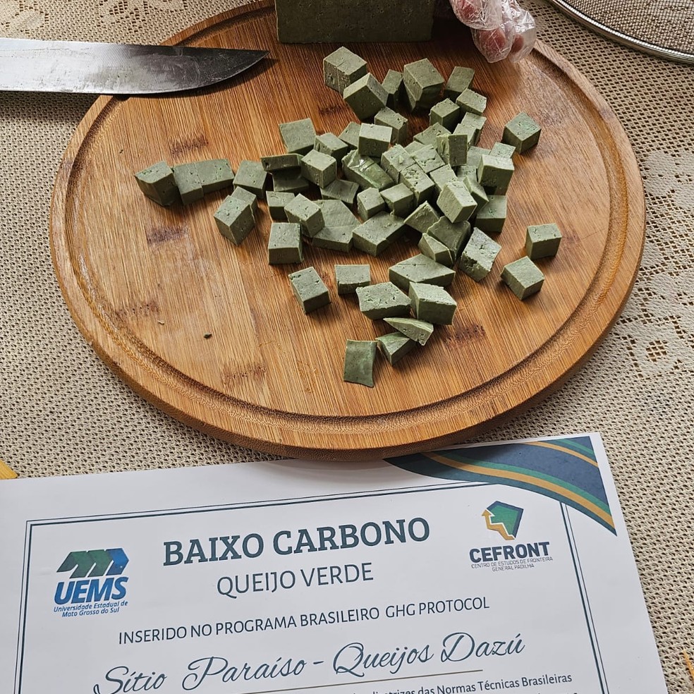 Certificação da Queijos Dazú é inédita no Mato Grosso do Sul — Foto: Divulgação