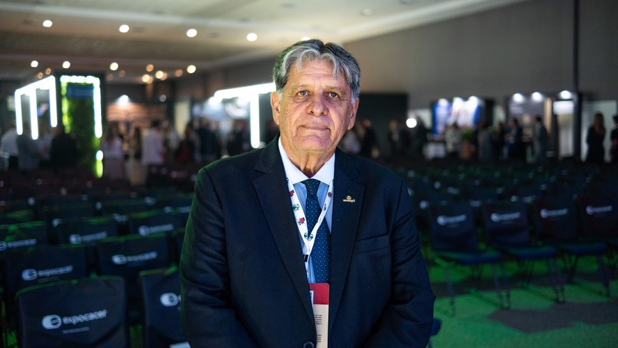 Carlos Augusto Rodrigues de Melo, presidente da Cooxupé, esteve na abertura do Seminário Internacional do Café
