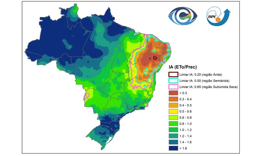 Clima semi-árido também aumenta por outras áreas do Brasil