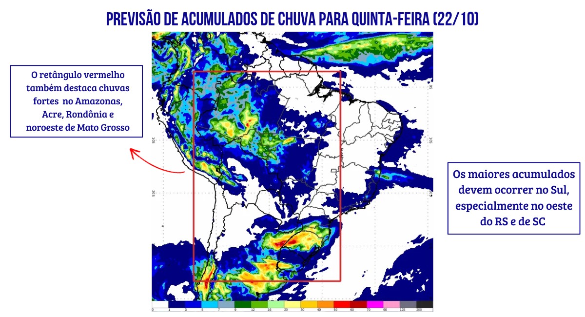 Tempestades atingem quatro regiões do país nesta quinta-feira; veja a previsão