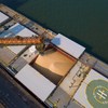 Abastecimento de navio com soja no porto de Santos - Divulgação