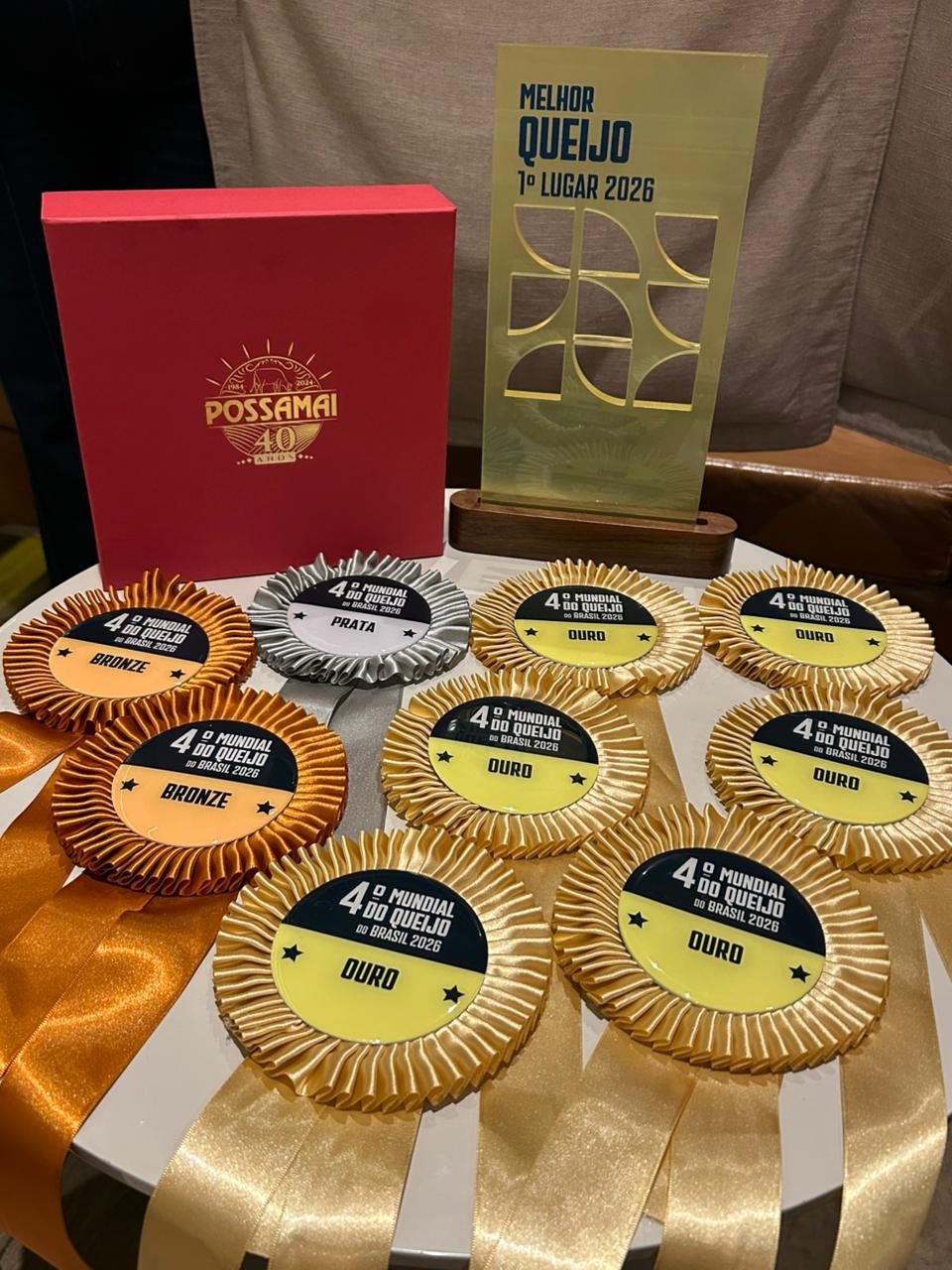 Queijo de SC conquista prêmio de campeonato mundial realizado no Brasil