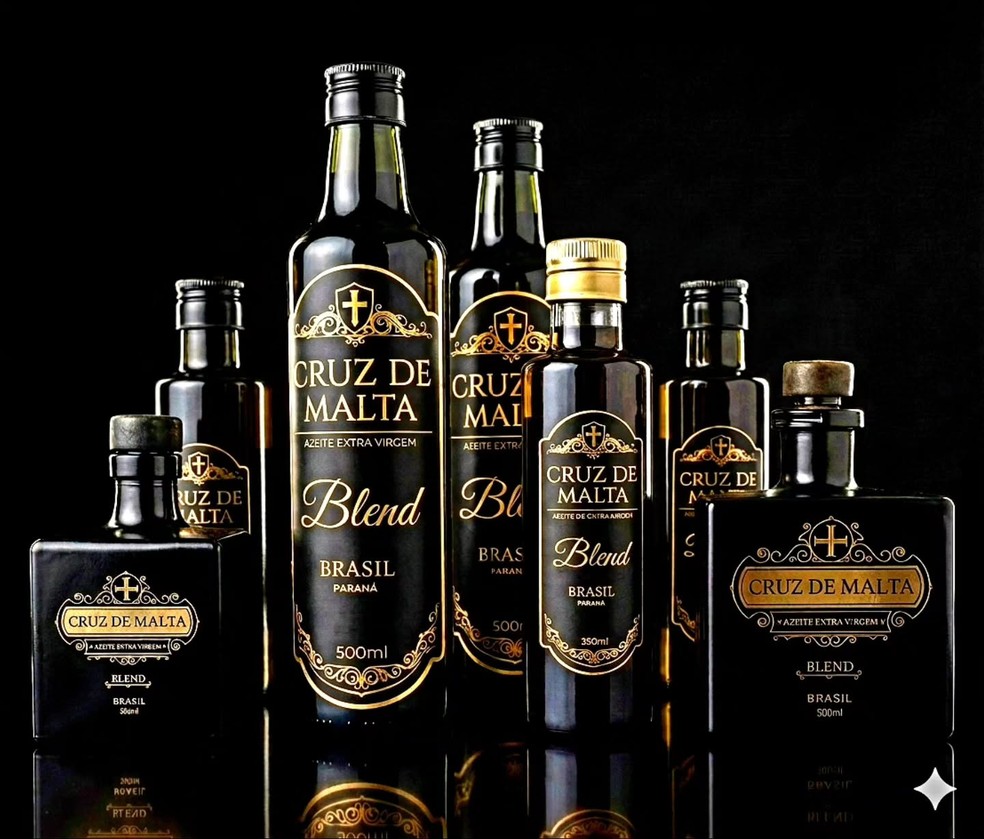 Azeite Cruz de Malta Blend de Safra premiado na Argentina — Foto: Divulgação
