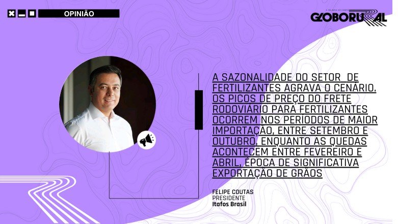 Alta global dos fertilizantes fosfatados expõe gargalos logísticos brasileiros