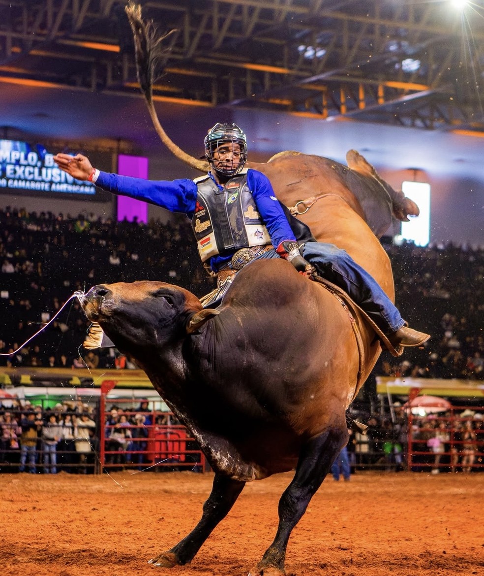 O mineiro Lucas Araújo ficou em segundo lugar — Foto: PBR Brasil
