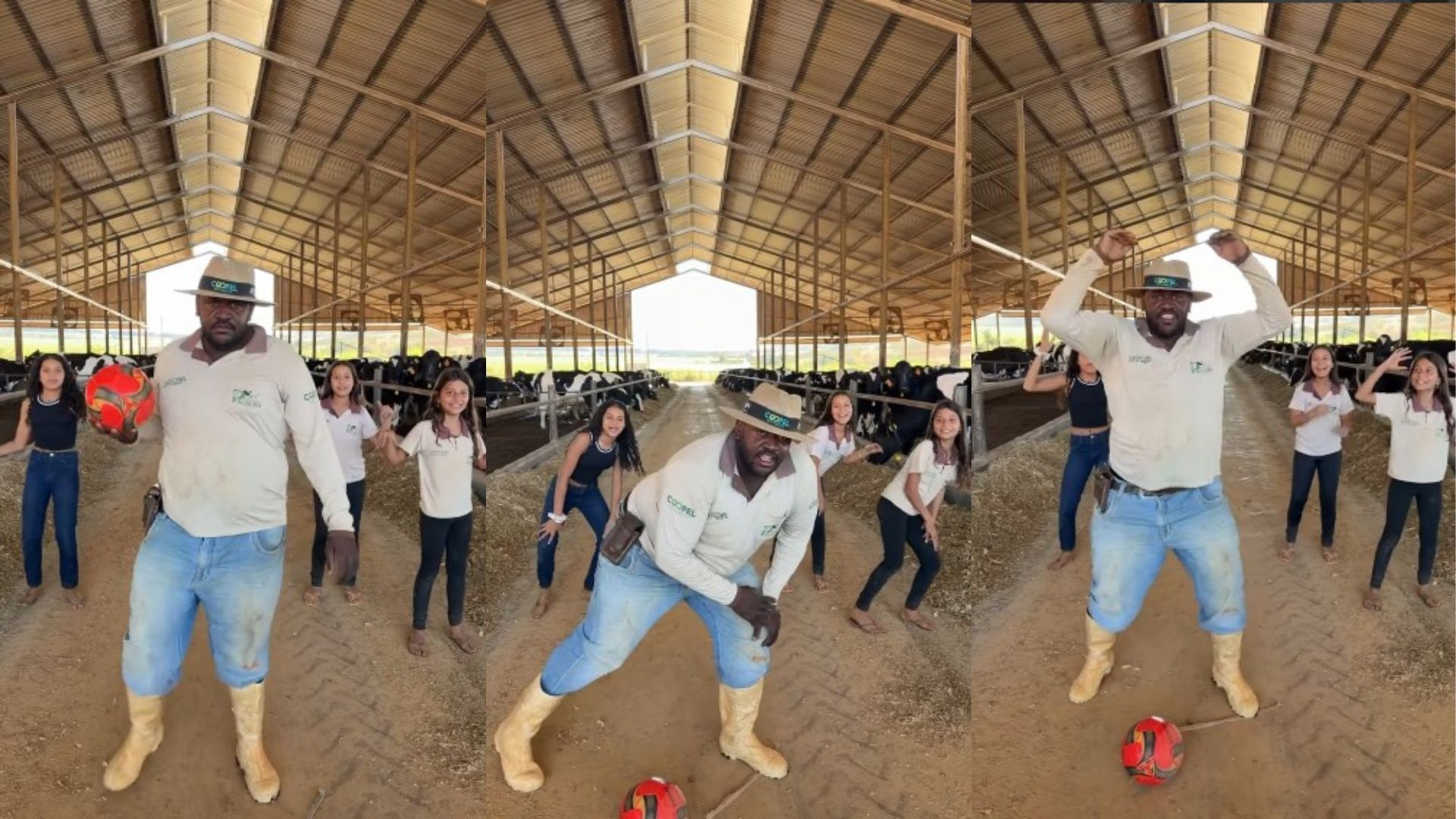 De ‘Alô, Virgínia’ a Shakira: operador de máquinas viraliza ao dançar hits em fazenda
