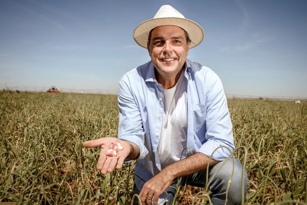 Rafael Corsino, presidente da Associação Nacional dos Produtores de Alho (Anapa). — Foto: Divulgação