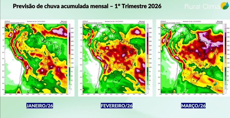 contioutra.com - Fevereiro vem com chuva fora de hora, temporais fortes e calor extremo: veja o que esperar na sua regi&atilde;o