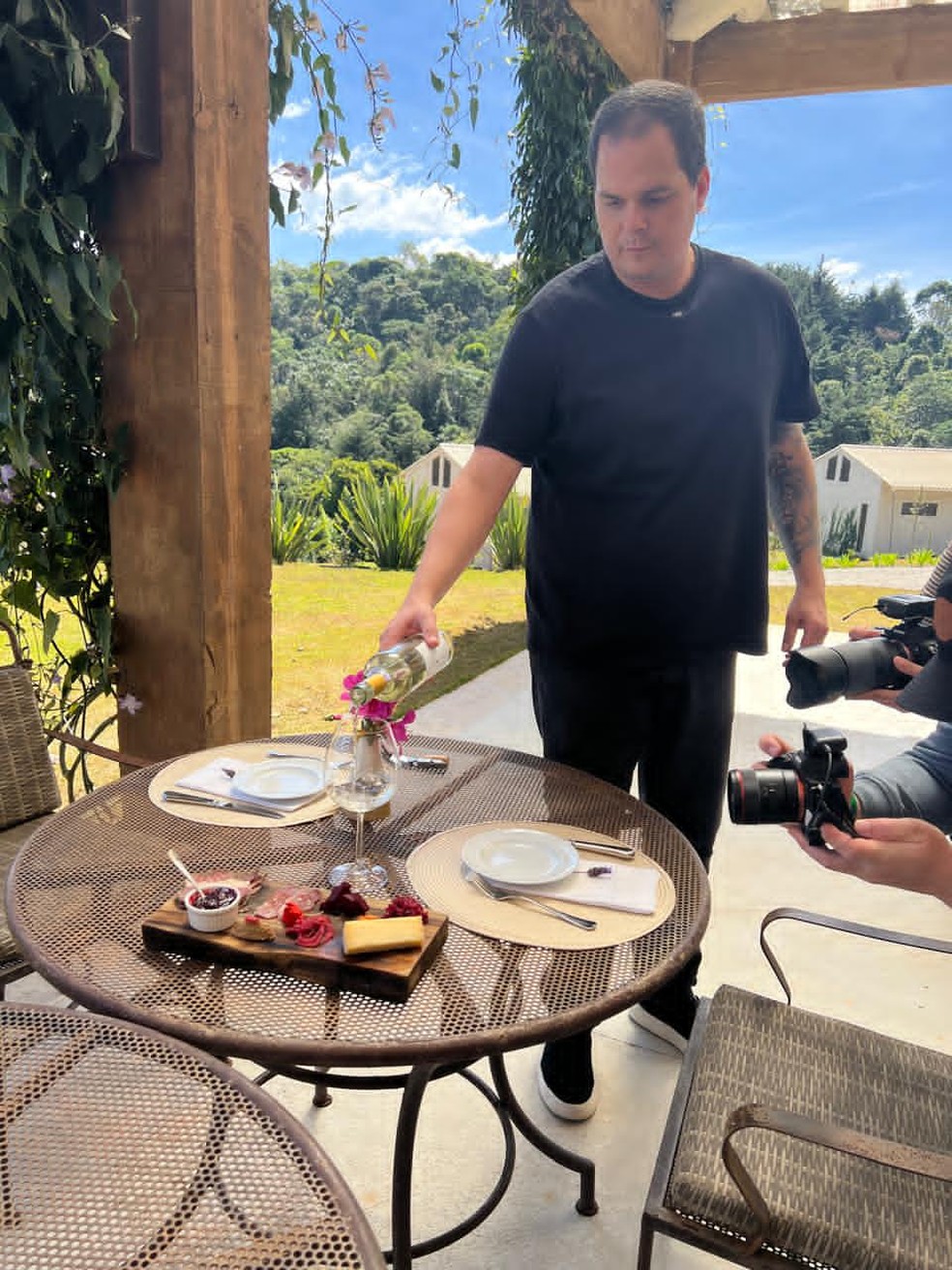 Gustavo Vervloet, proprietário da Quinta dos Manacás, de Domingos Martins (ES) — Foto: Eliane Silva/Globo Rural
