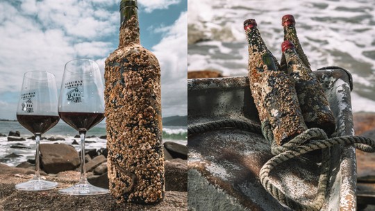 'Adega marinha' envelhece garrafas de vinho no fundo do mar; conheça