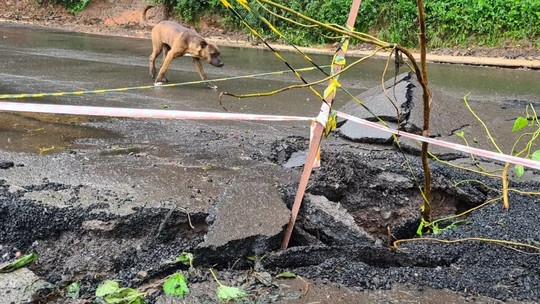 Chuvas no RS: Caxias do Sul tem tremores de terra e rachaduras em rodovia