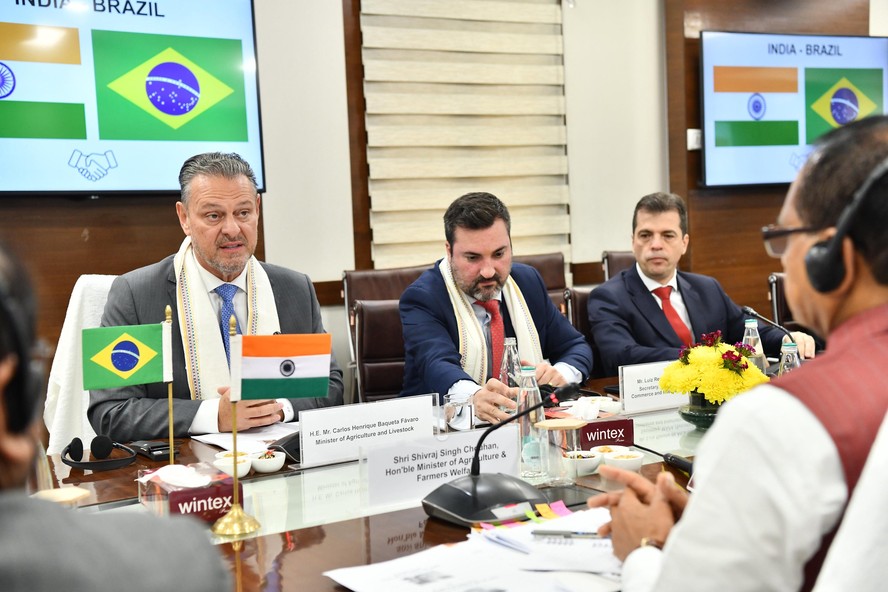 Brasil e Índia avançam em cooperação agrícola