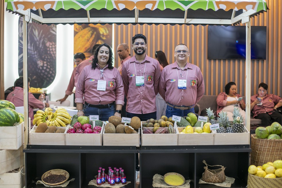 Estandes da Fruit Attraction São Paulo apresentam produtos e soluções para diferentes etapas da cadeia hortofrutícola, da produção à logística e distribuição — Foto: Divulgação