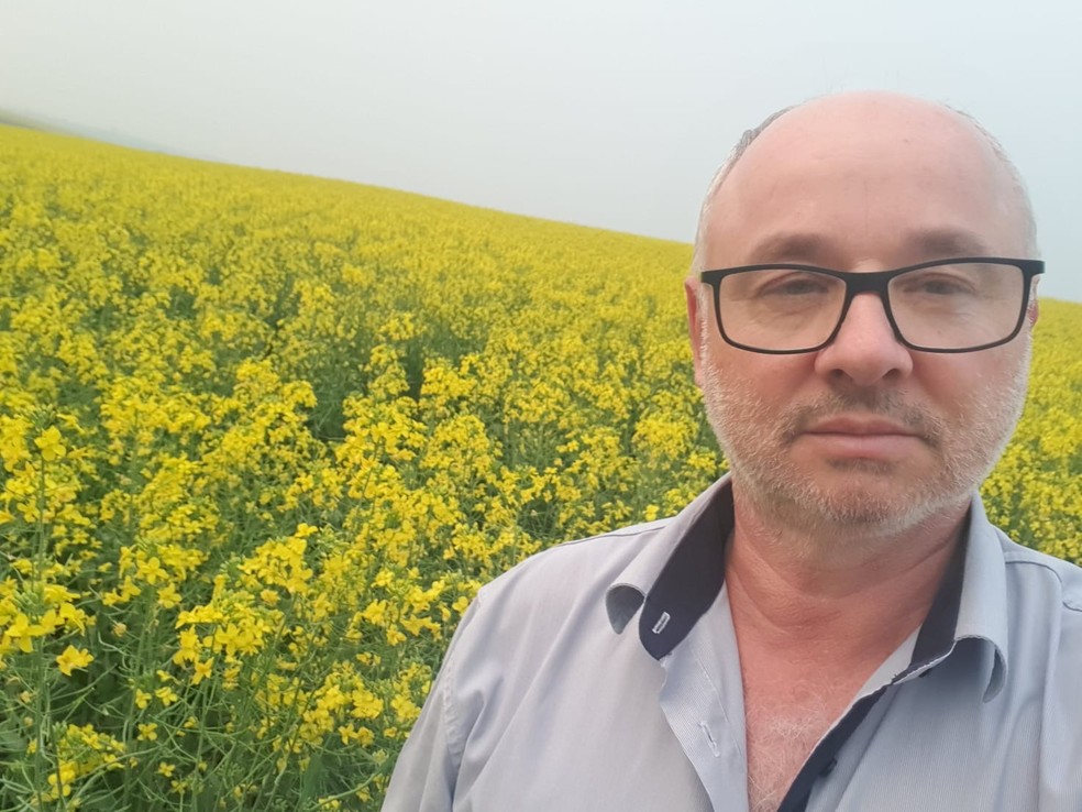 Marcos Aurélio Pilecco, engenheiro agrônomo e produtor de grãos em São Luiz Gonzaga (RS) — Foto: Arquivo pessoal