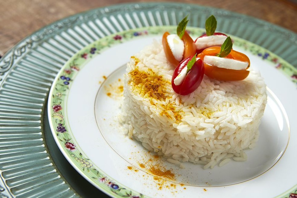 Amostras do arroz de Palmares foram apresentadas em evento em Gramado (RS) — Foto: Divulgação