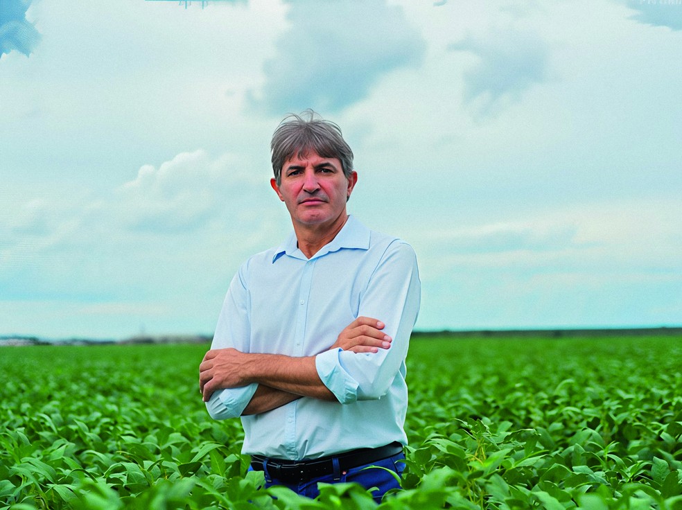 Luiz Pradella, que produz soja em Formosa do Rio Preto (BA) desde o ano 2000 — Foto: Divulgação/Henri Kenzo Taniguti