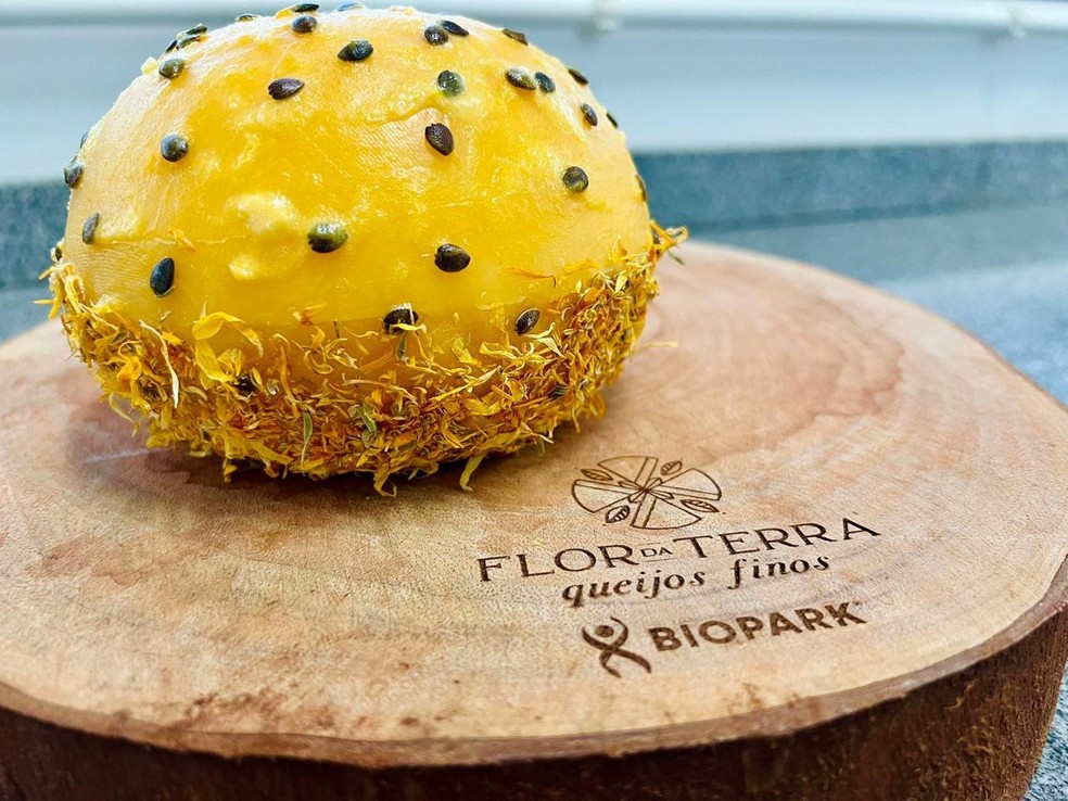 Feito com maracujá, queijo Passionata ficou em 1º lugar entre os representantes da América Latina no World Cheese Awards — Foto: Divulgação