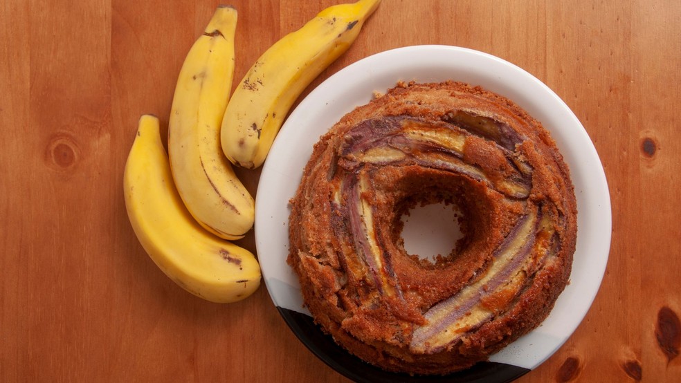 Veja como fazer receita de bolo de banana — Foto: Canva/ Creative Commoms