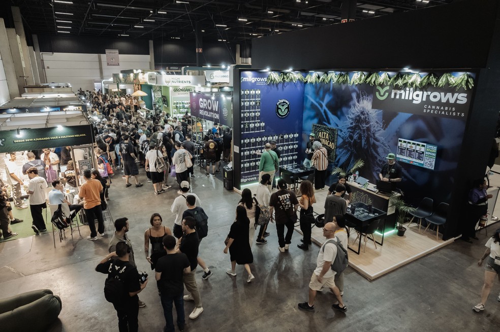 A ExpoCannabis Brasil espera receber entre 45 mil e 50 mil visitantes — Foto: Divulgação
