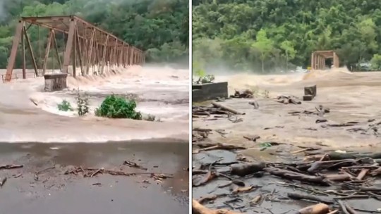 Vídeo mostra áreas destruídas por chuvas no RS: "Nunca vi cair tanta água”