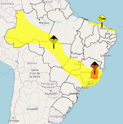 Passagem de frente fria causa temporais no Sudeste nos próximos dias; veja onde