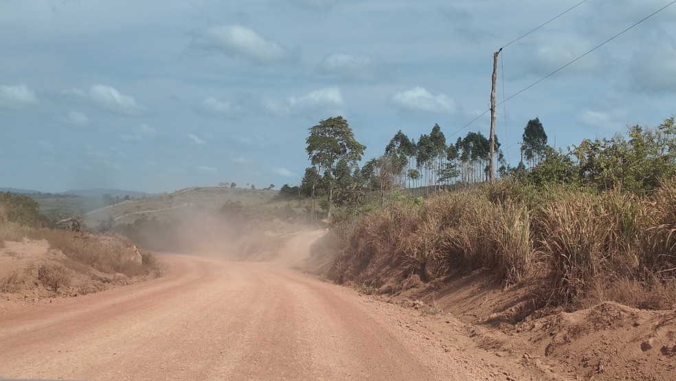 Trecho de terra da BR-230, a Transamazônica — Foto: Raphael Salomão/Globo Rural