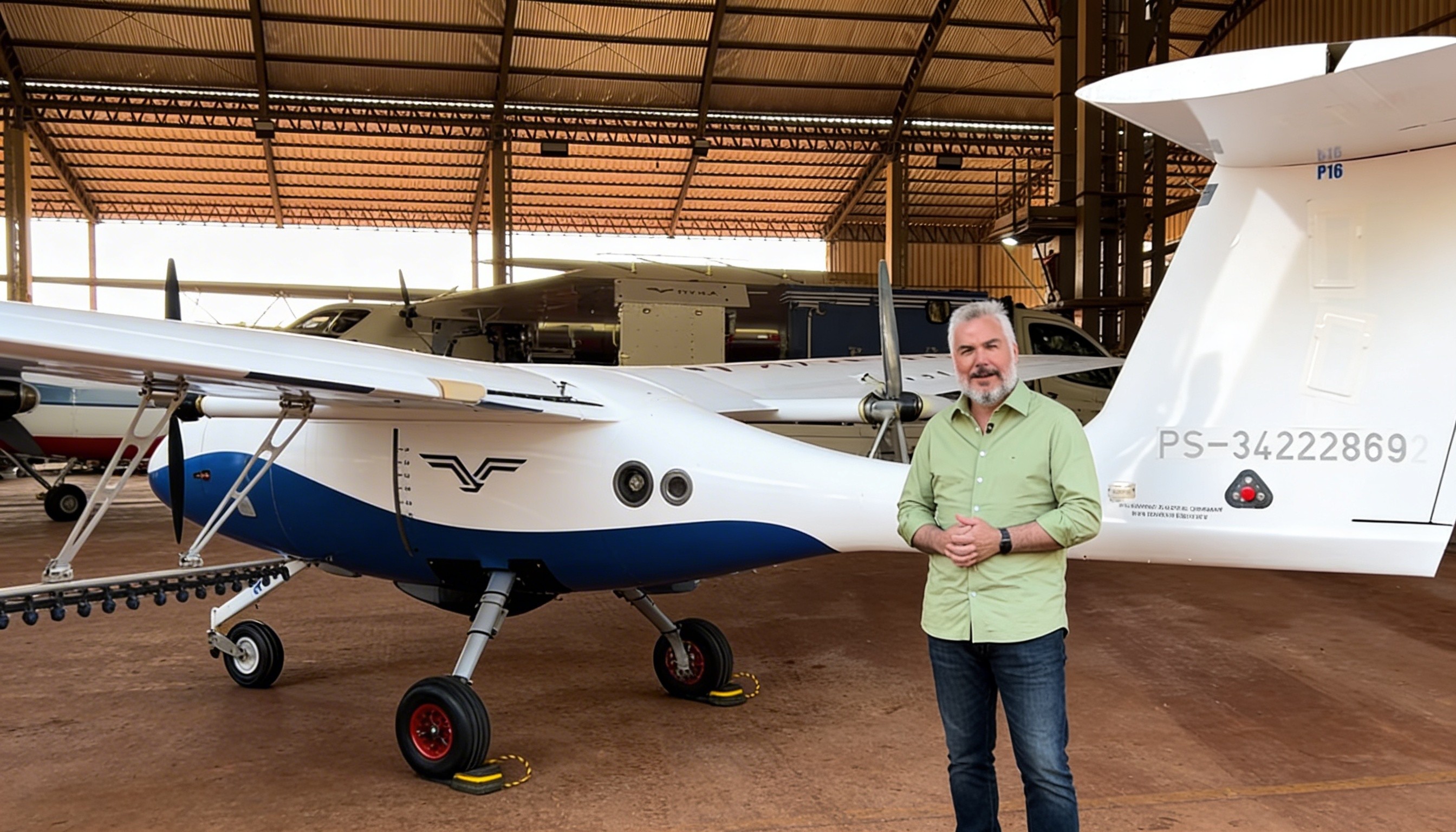 Voo noturno e menos deriva: conheça o primeiro avião agrícola autônomo em operação no Brasil