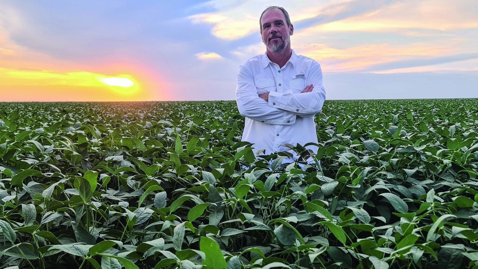 Karl Milla, produtor no Piauí: áreas com fertilidade adequada e aporte de palhada têm maior condição de suportar adversidade do clima — Foto: Arquivo pessoal/ Divulgação