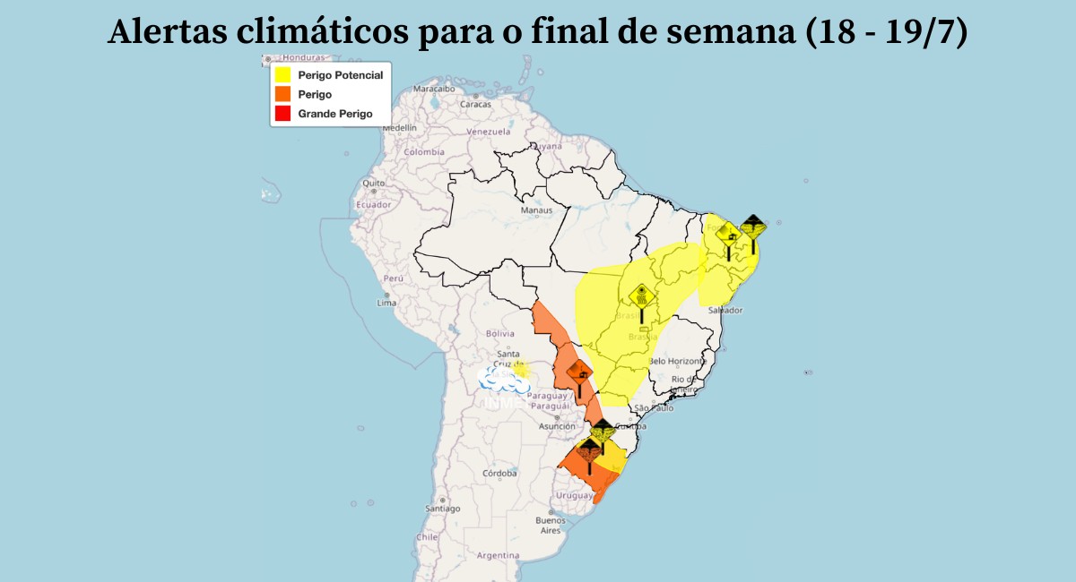 El Niño provoca temporais no Sul do país; veja a previsão