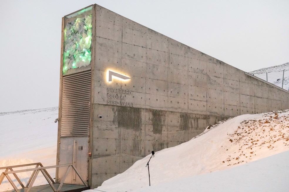 Banco Global de Sementes de Svalbard, na Noruega — Foto: Cierra Martin/Crop Trust