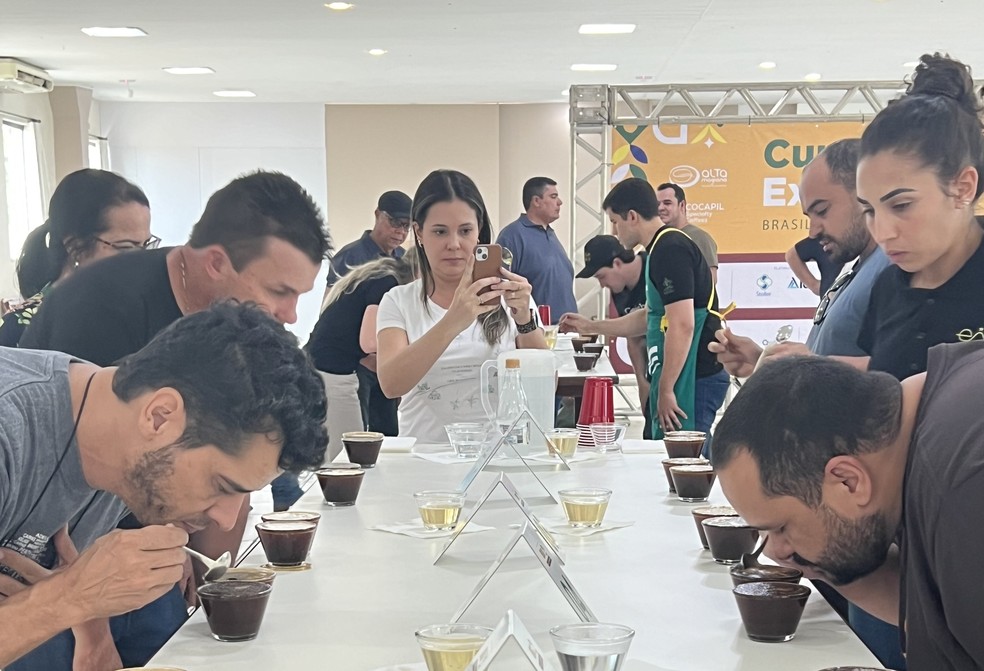 Degustação às cegas foi feita por 25 provadores internacionais de 11 países — Foto: Divulgação SCBA