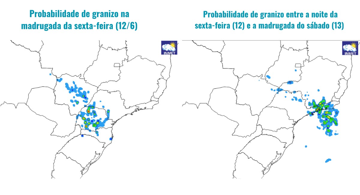 Brasil tem risco de granizo nesta sexta-feira; veja onde