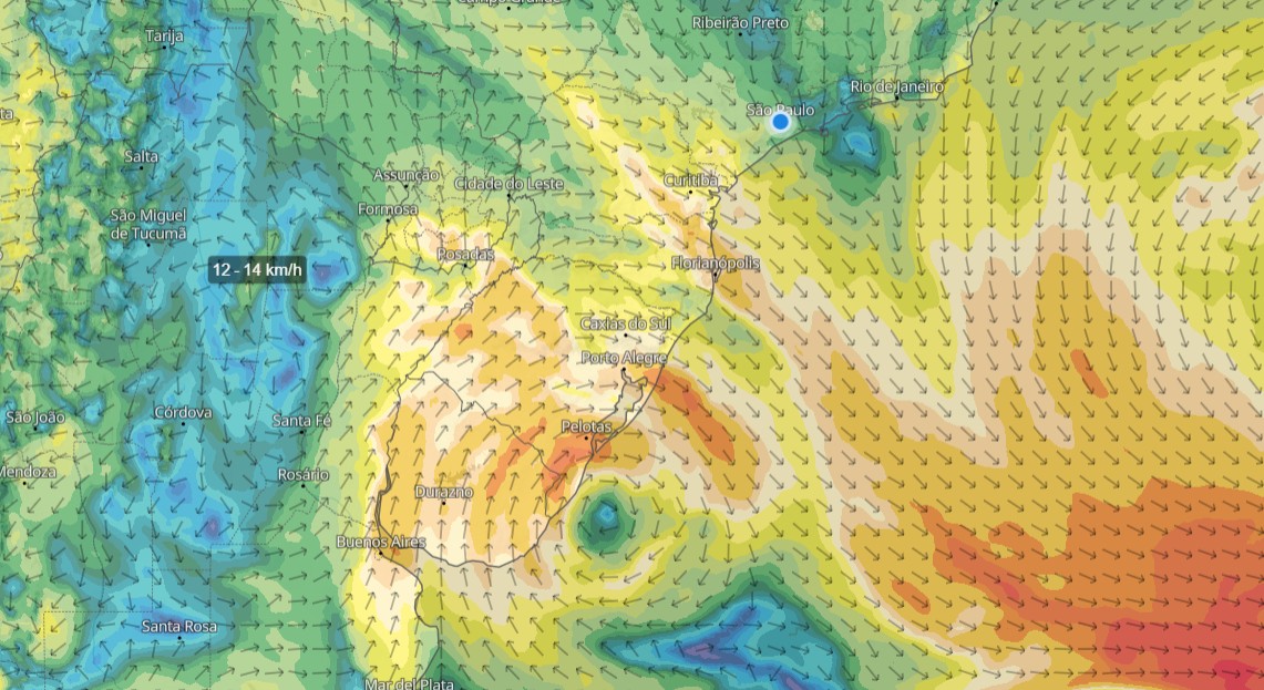 Primeiro ciclone extratropical de 2026 se forma no Sul do país; veja quando