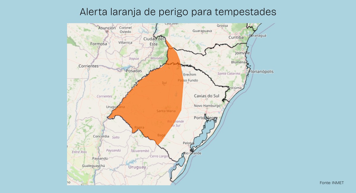Novo ciclone extratropical se forma e chuva volta ao Sul do Brasil
