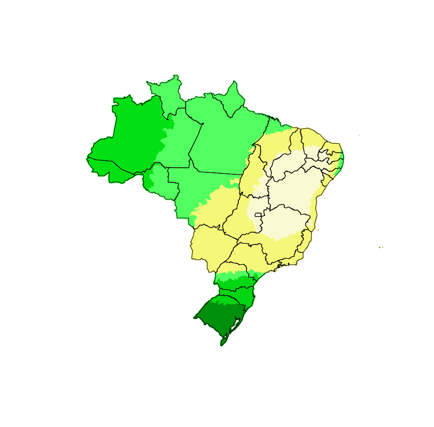 Boa parte do país inicia semana com alerta de calor, enquanto Sul terá tempestades