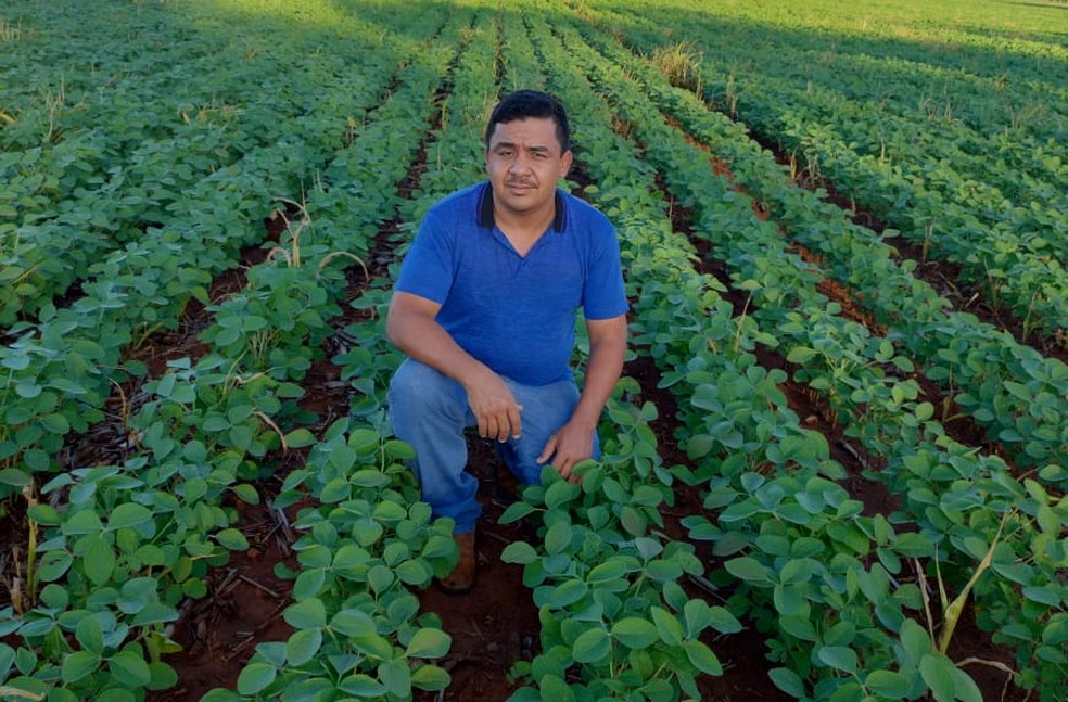 Dieicson Siqueira Serpa, produtor rural; "seguro é uma estabilidade para me manter no mercado" — Foto: Arquivo pessoal